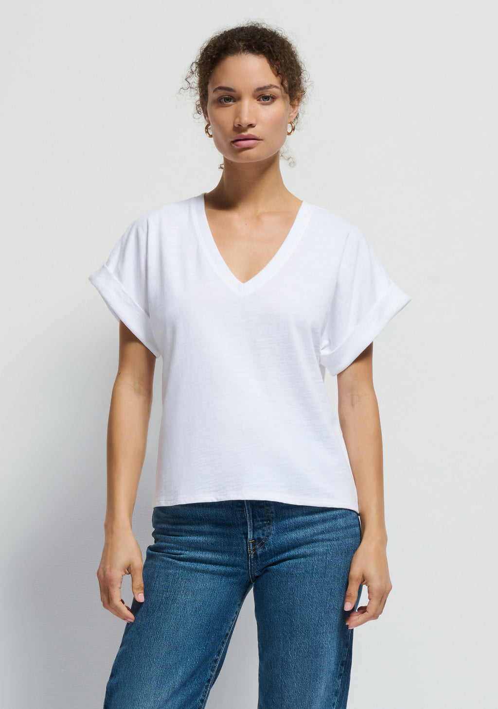 Stevie Cuffed V-Neck