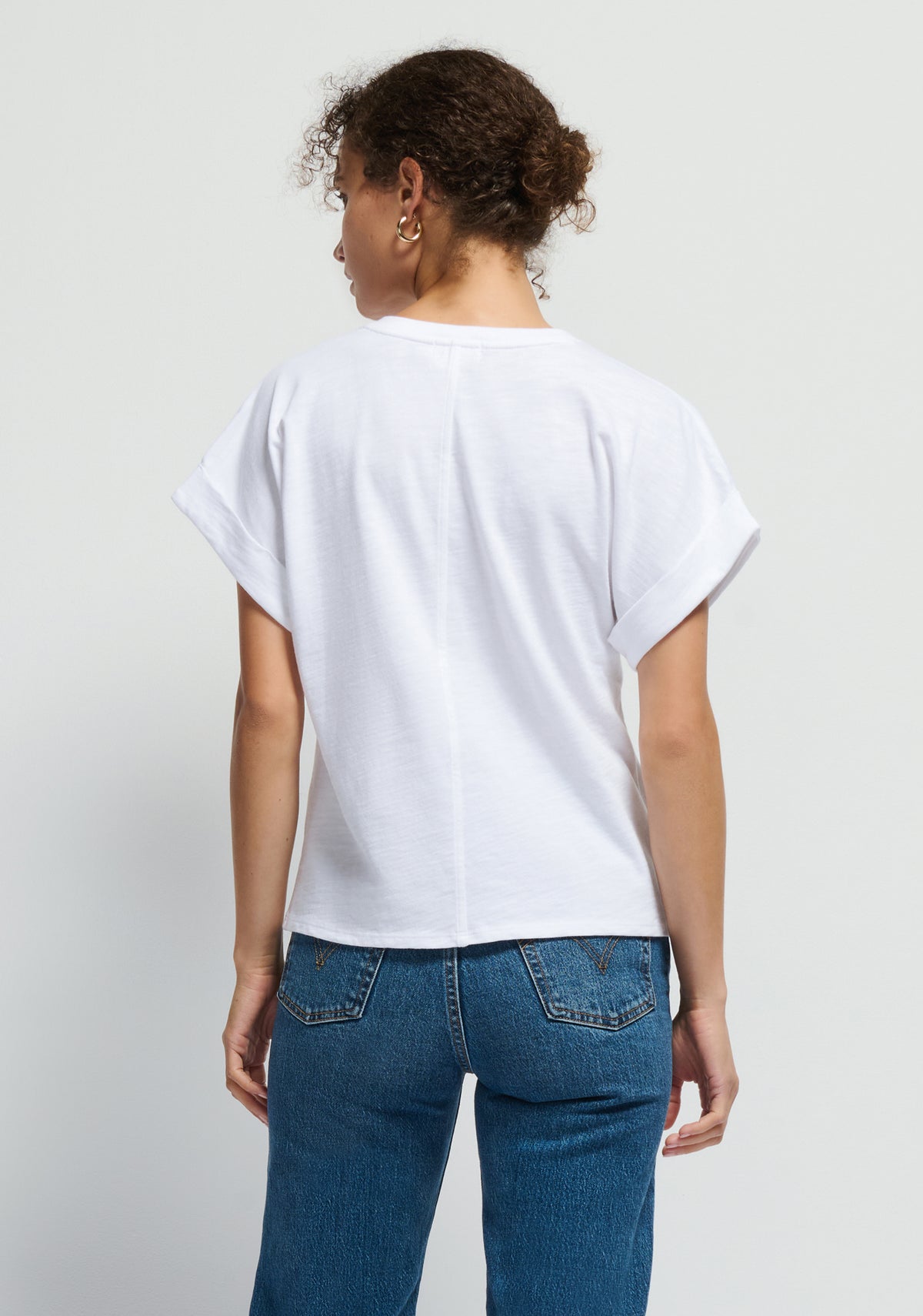 Stevie Cuffed V-Neck