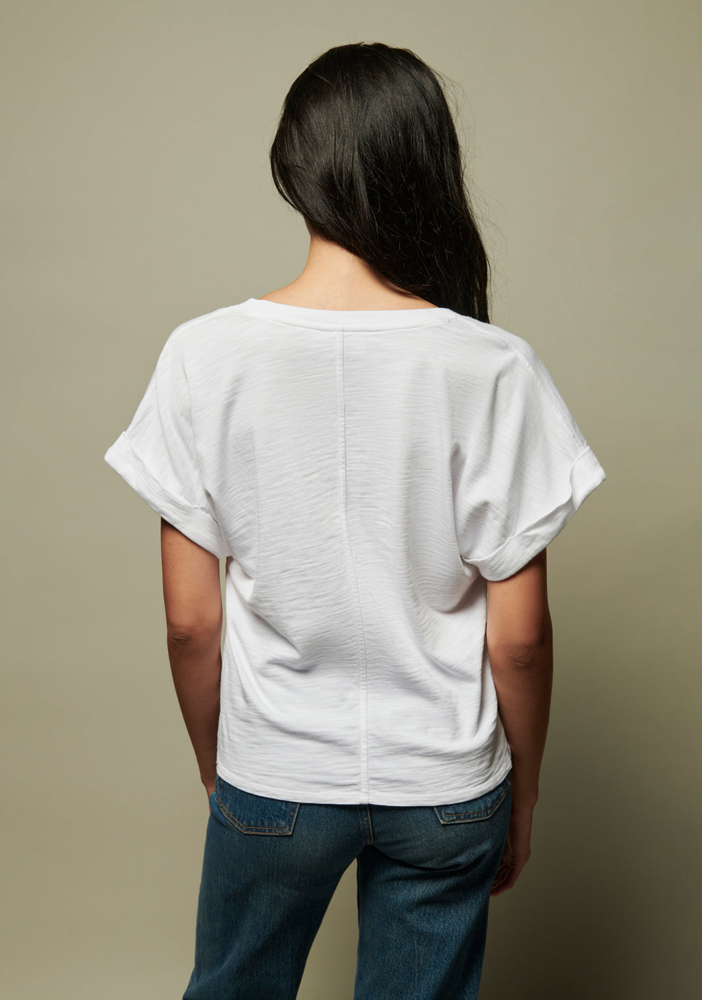 Stevie Cuffed V-Neck