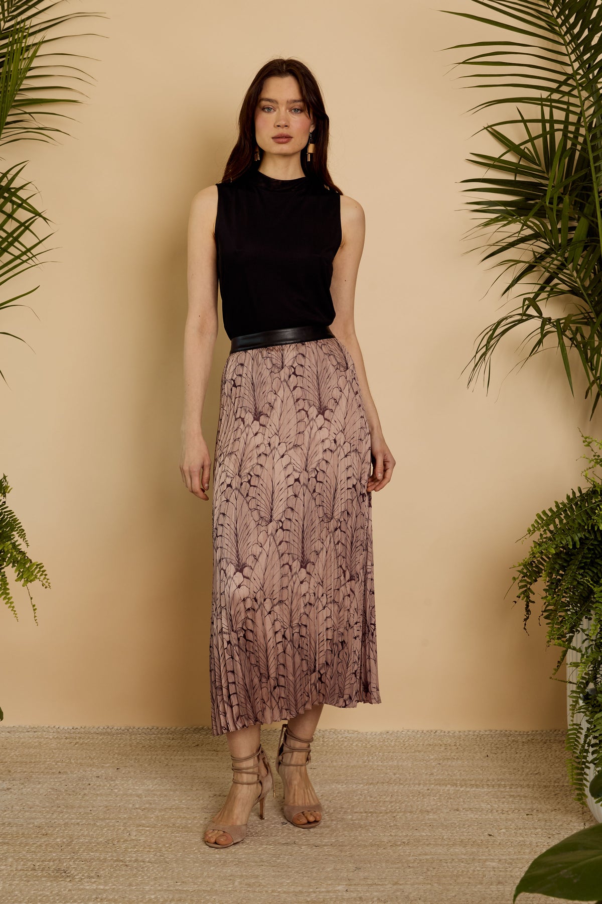 Mia Skirt in Feathered Canopy
