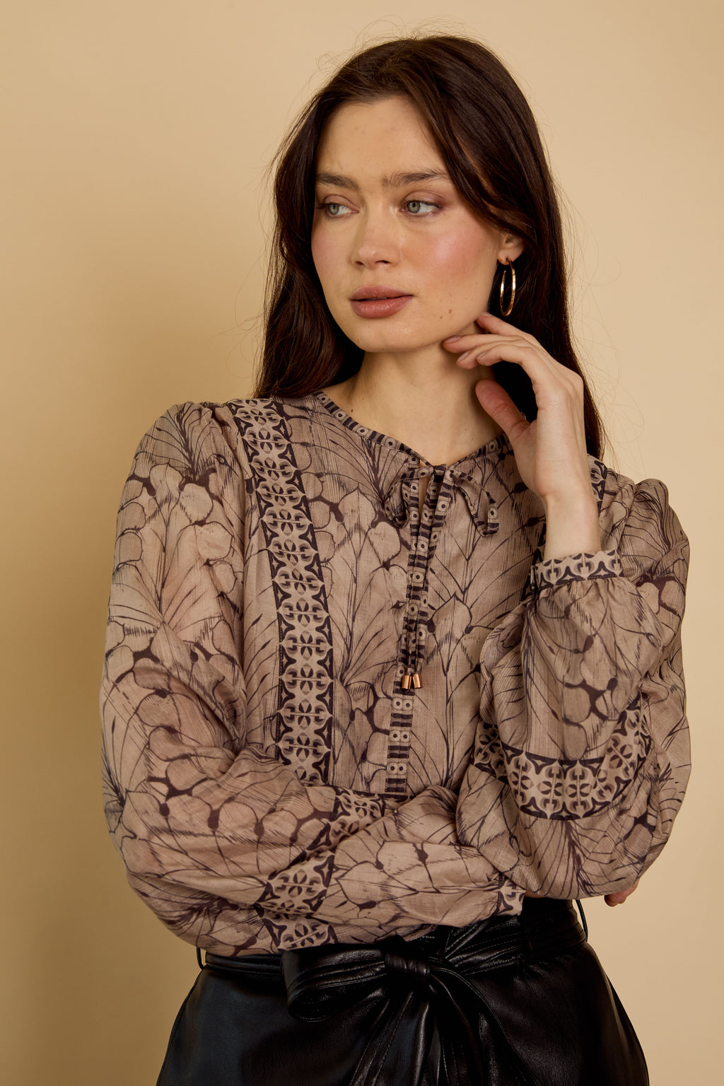 Sable Top in Feathered Canopy