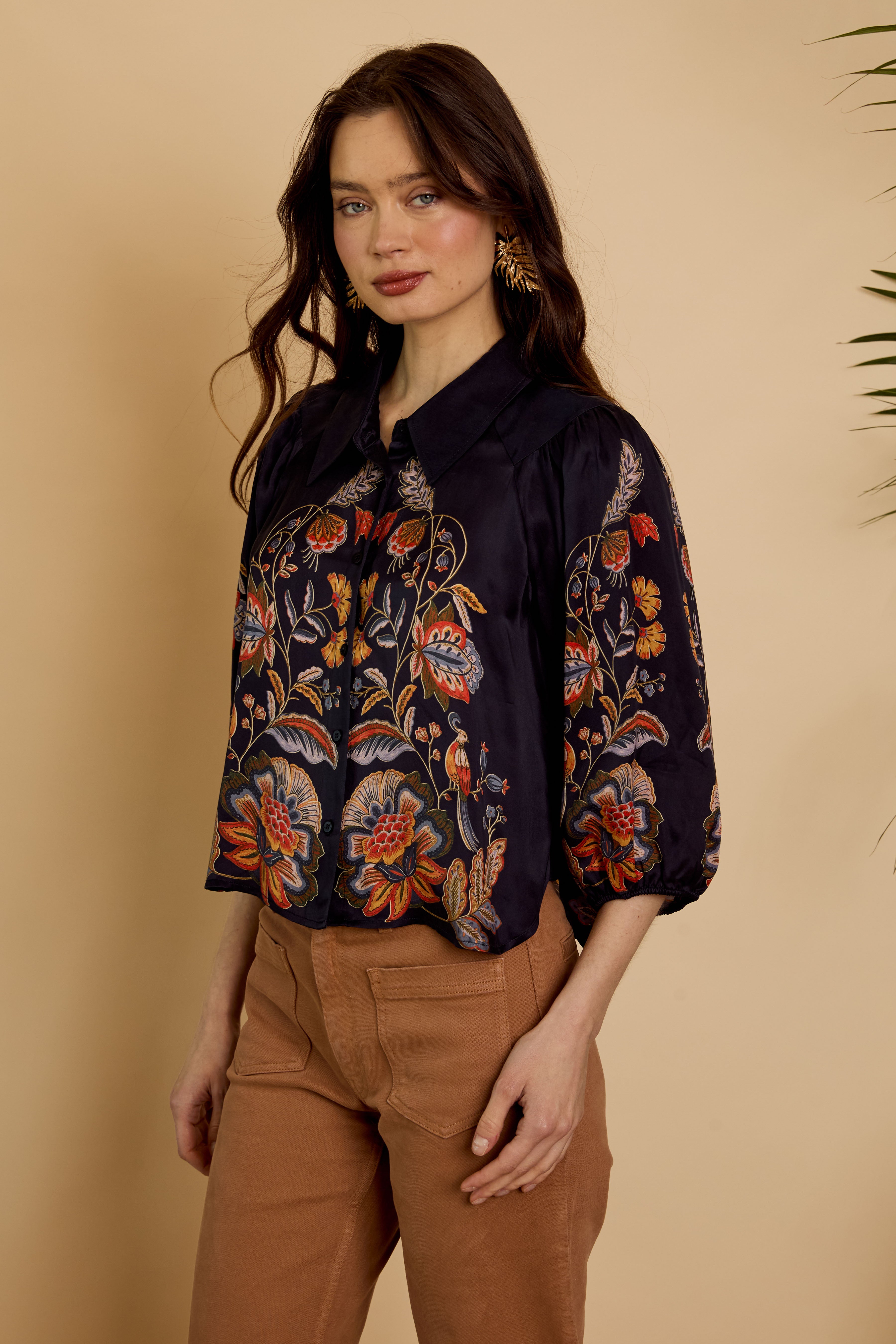 Juliette Top in Bush Paradise