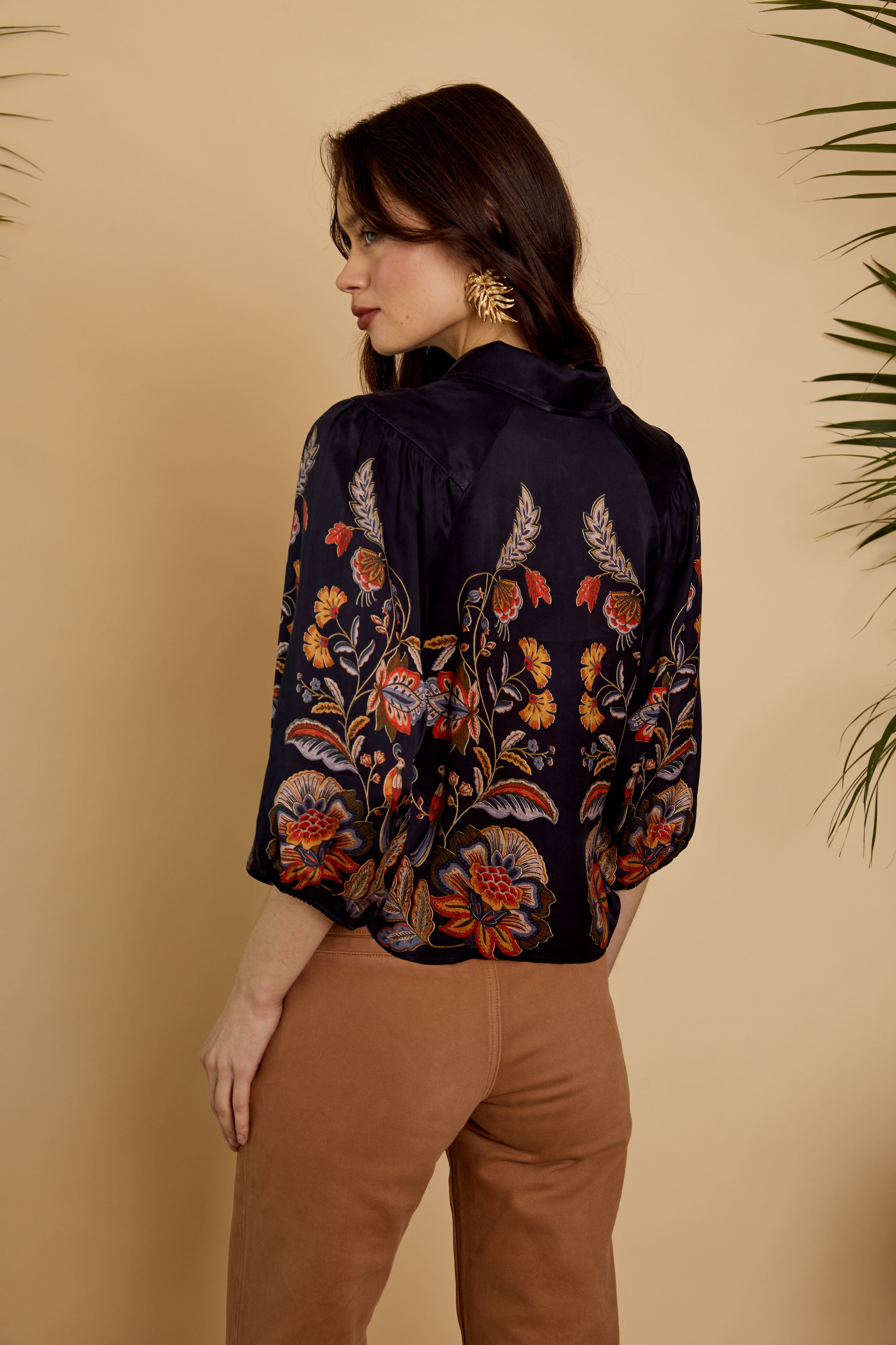 Juliette Top in Bush Paradise