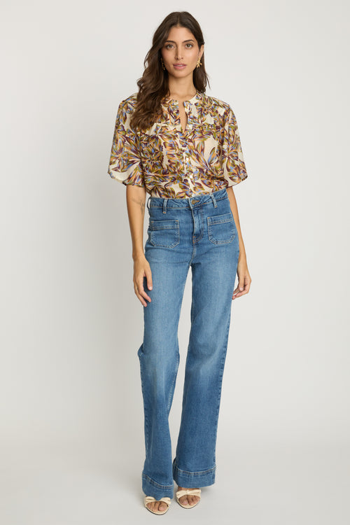 Aliyah Top in Dutch Blossom