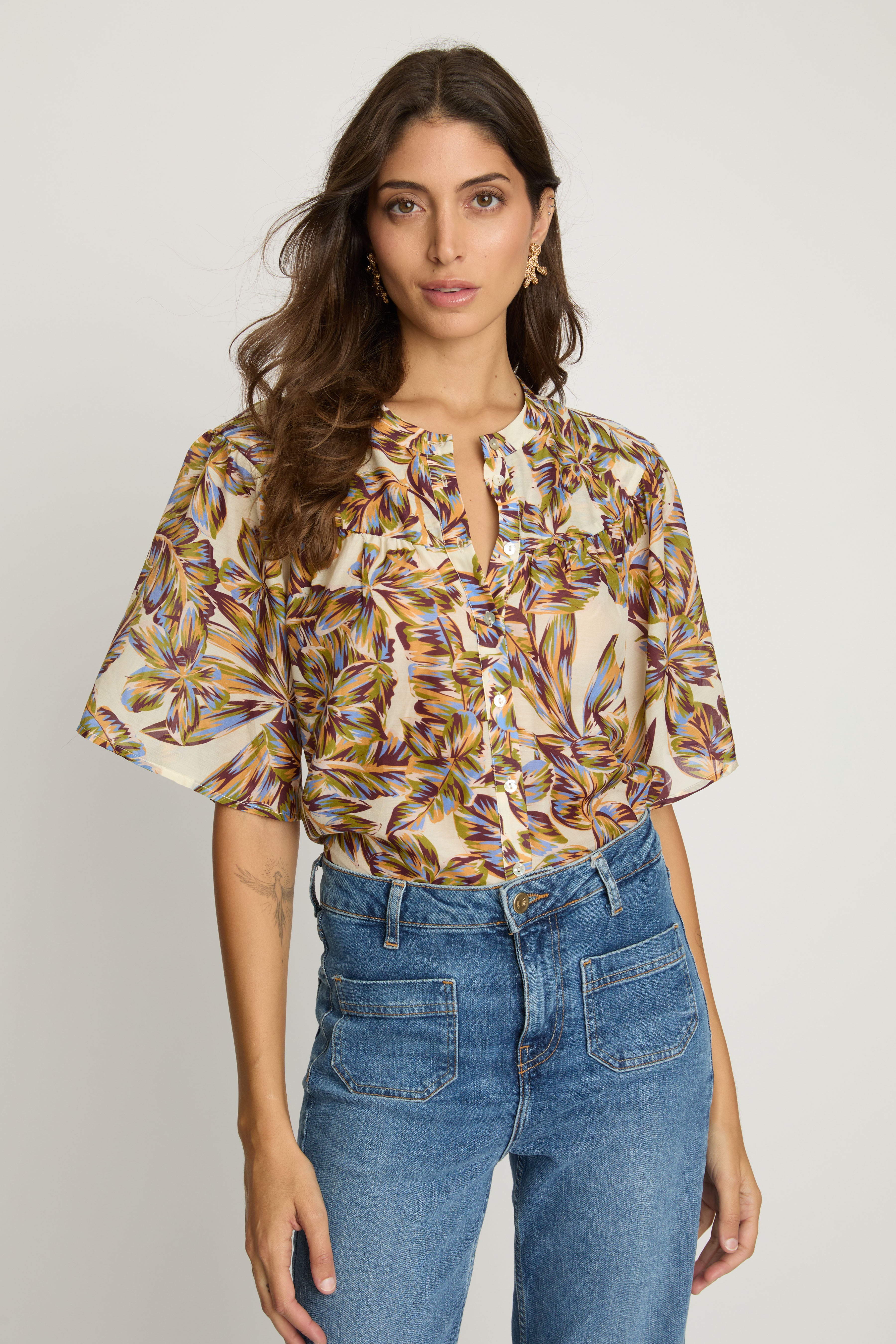 Aliyah Top in Dutch Blossom