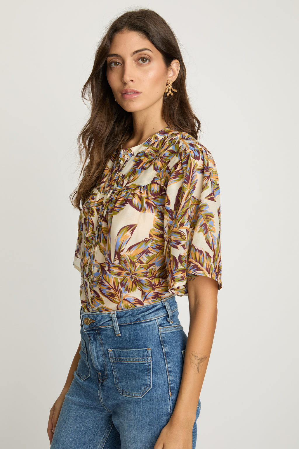 Aliyah Top in Dutch Blossom