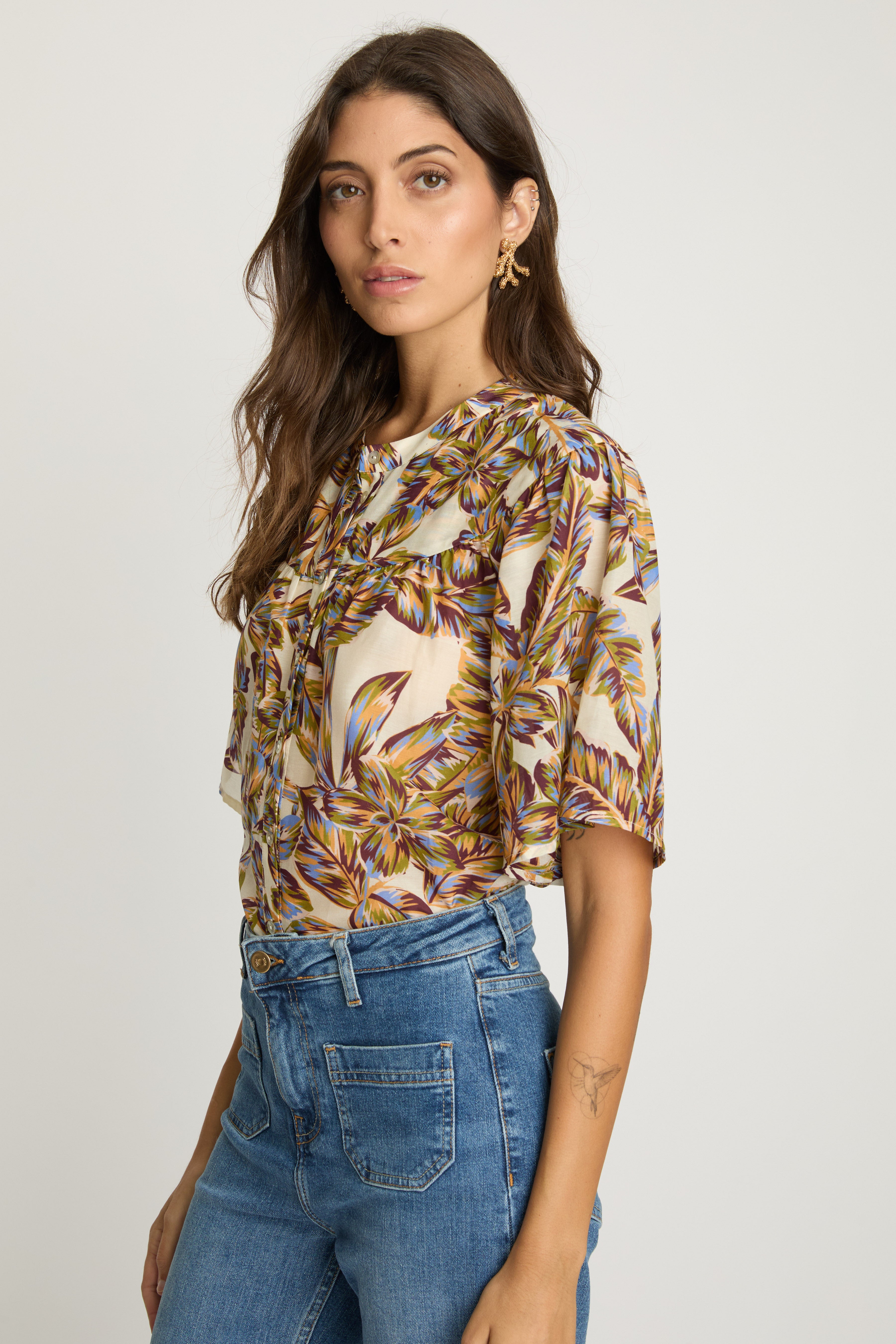 Aliyah Top in Dutch Blossom