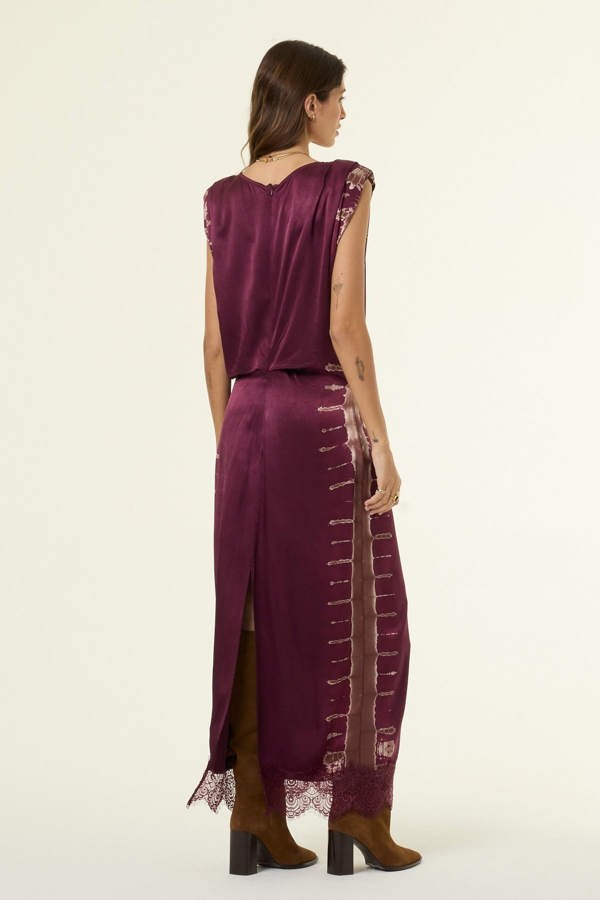 Dentelle Dress // Cherry Lacquer Tree Wash