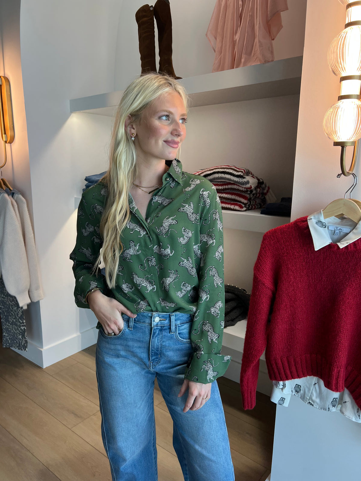 Odetta Cuff Blouse