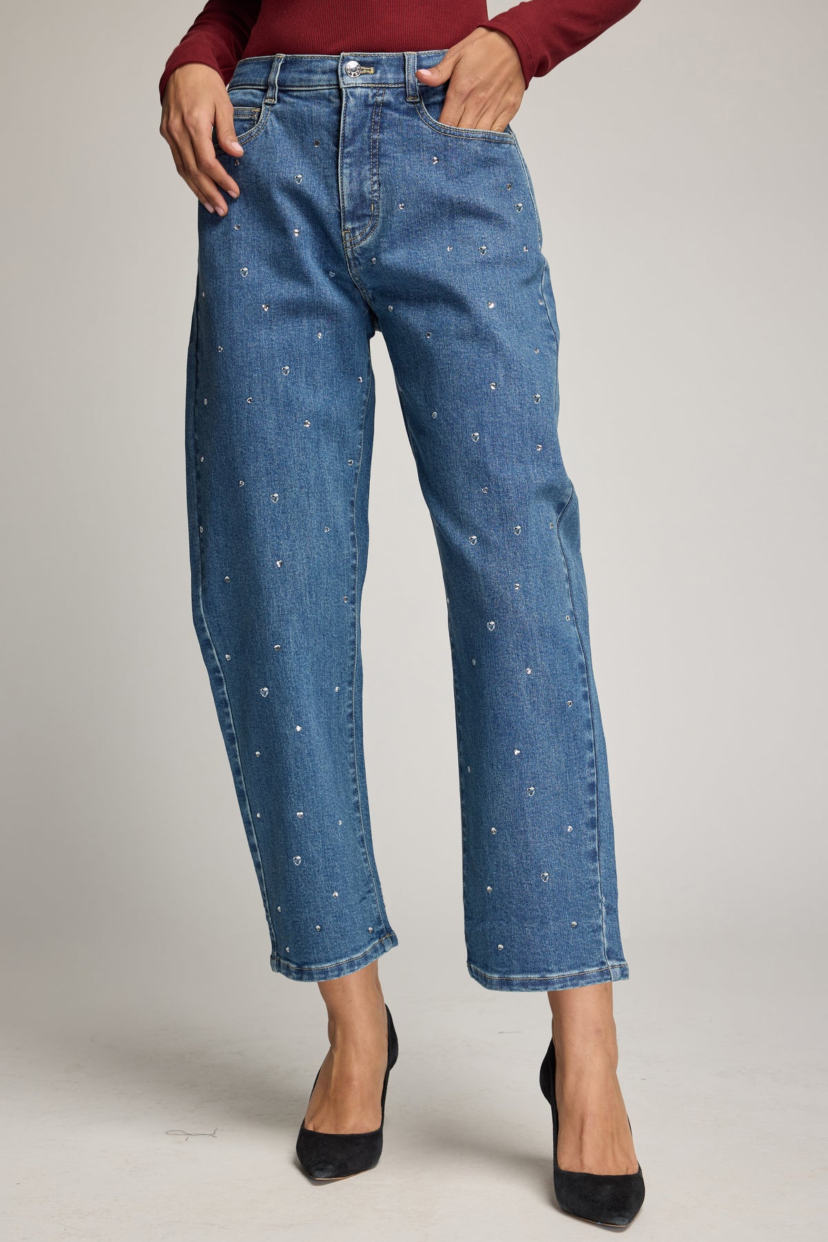 COBEL HEART CRYSTAL JEANS