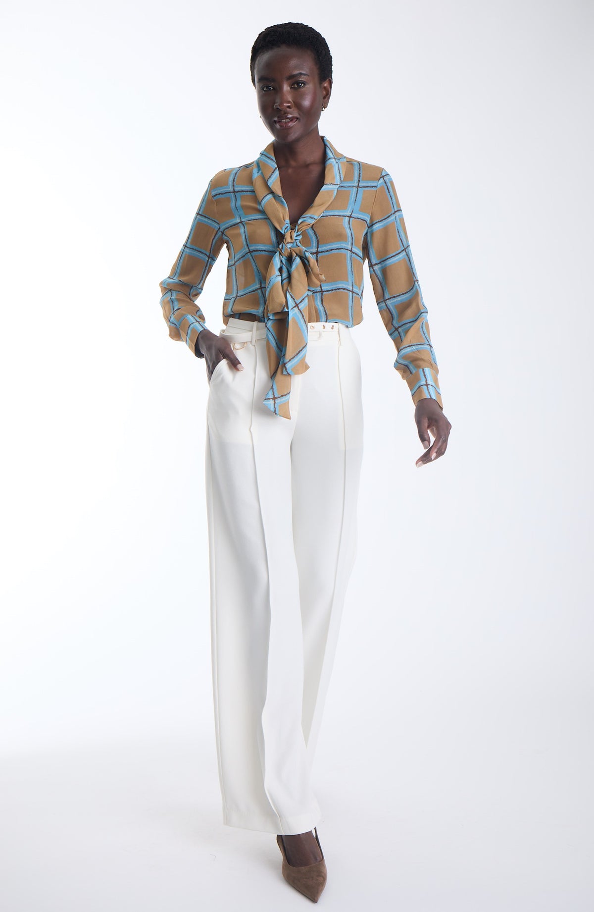 11105P - The Tie Print Shirt