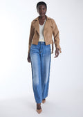 762 - Vida Vegan Leather Trench Jacket