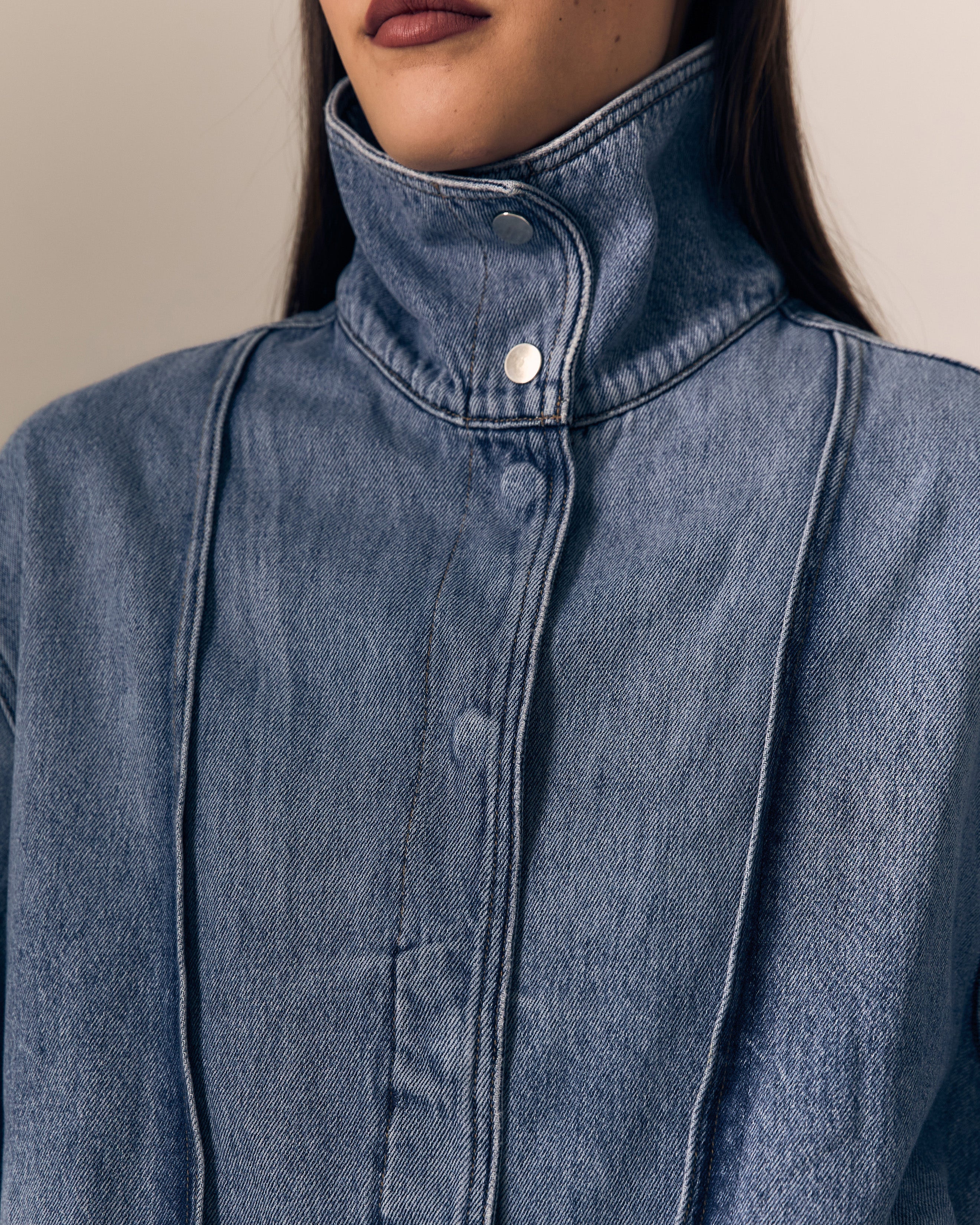 Denim Bubble Jacket