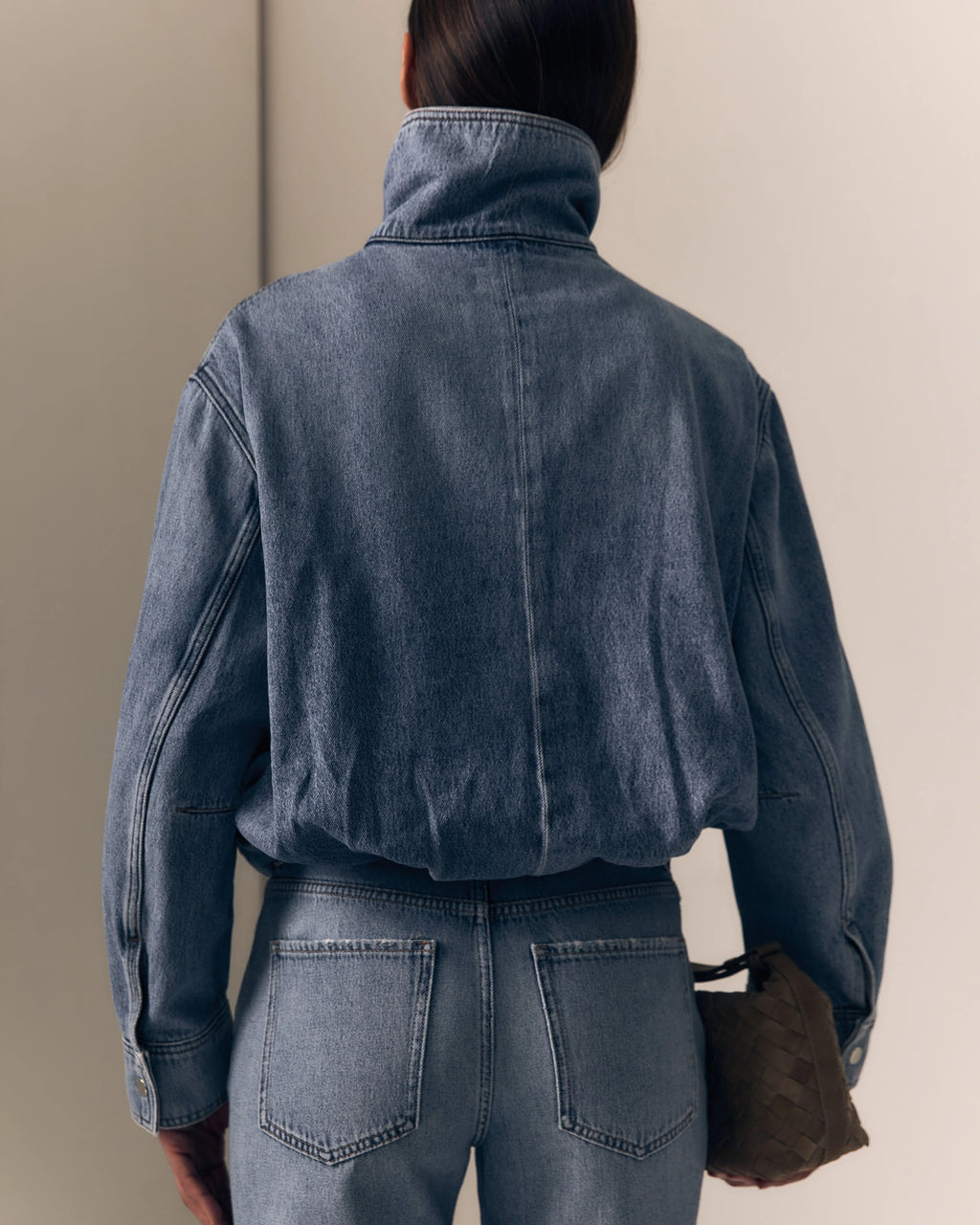 Denim Bubble Jacket