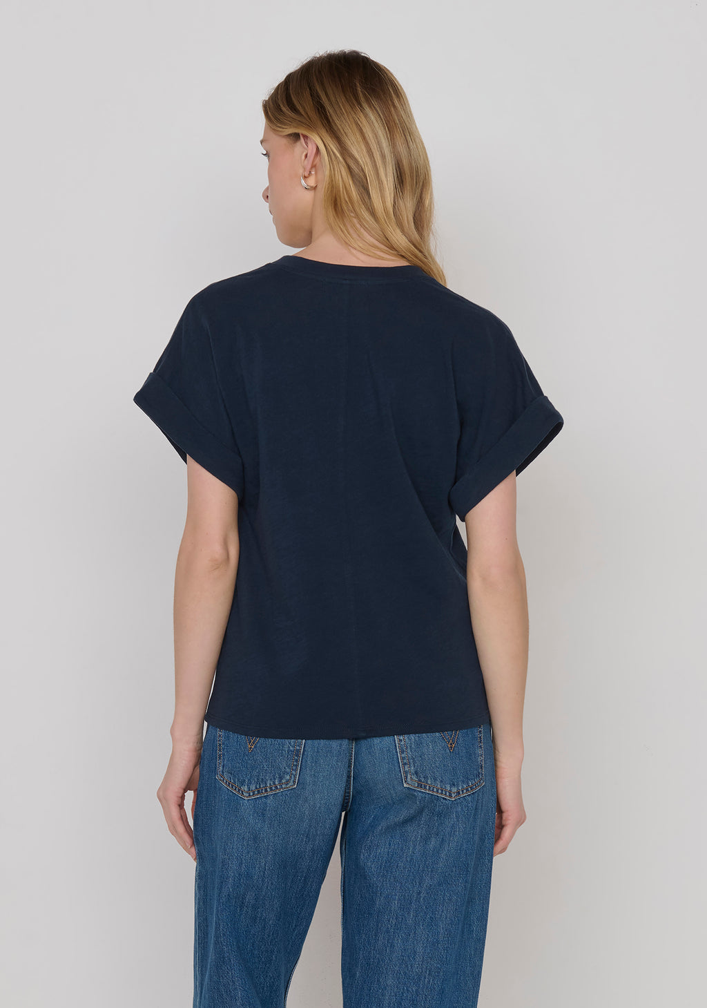 Stevie Cuffed V-Neck
