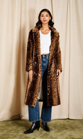 Svea Deer Faux Fur Coat