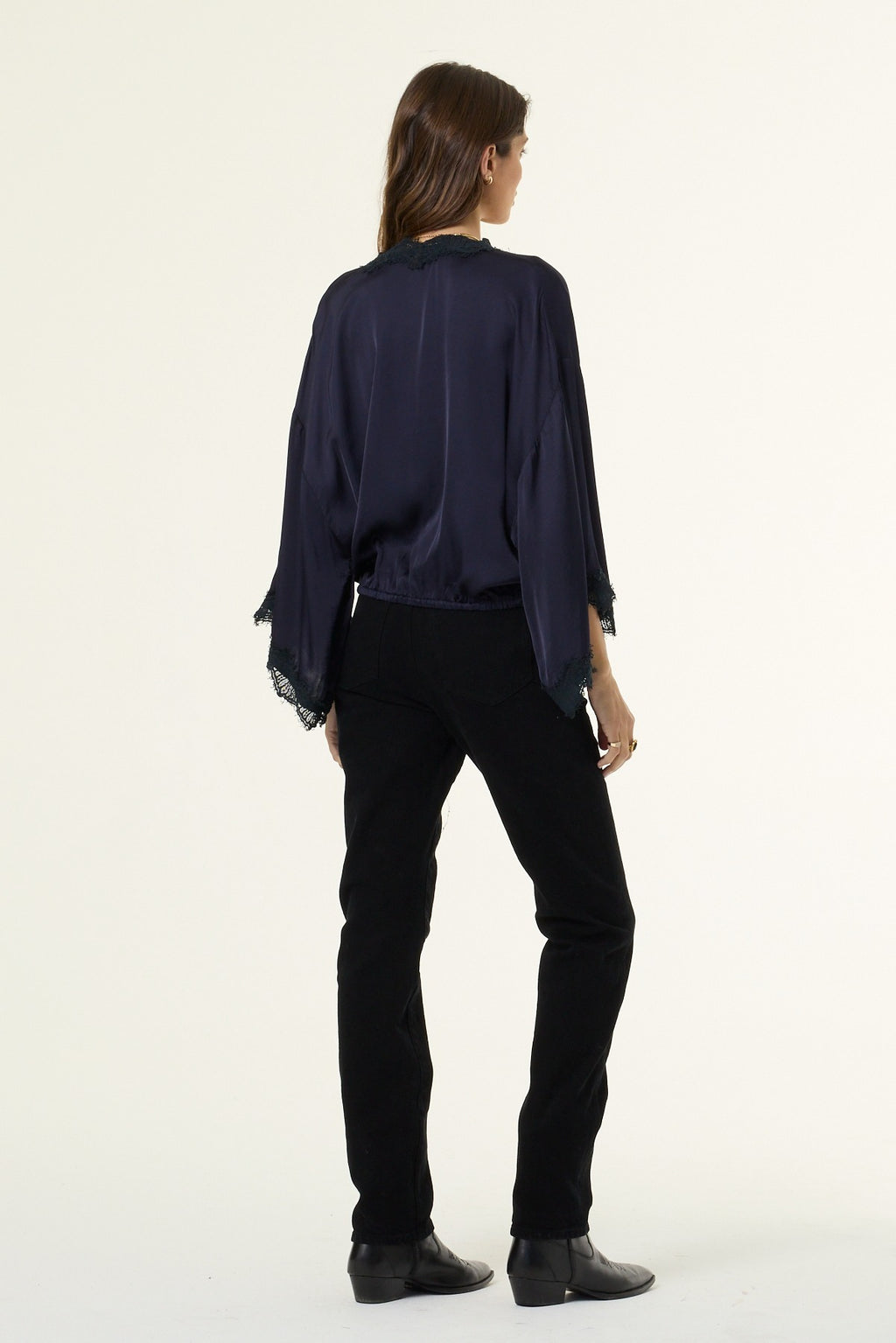 Tia Lace Top // Midnight