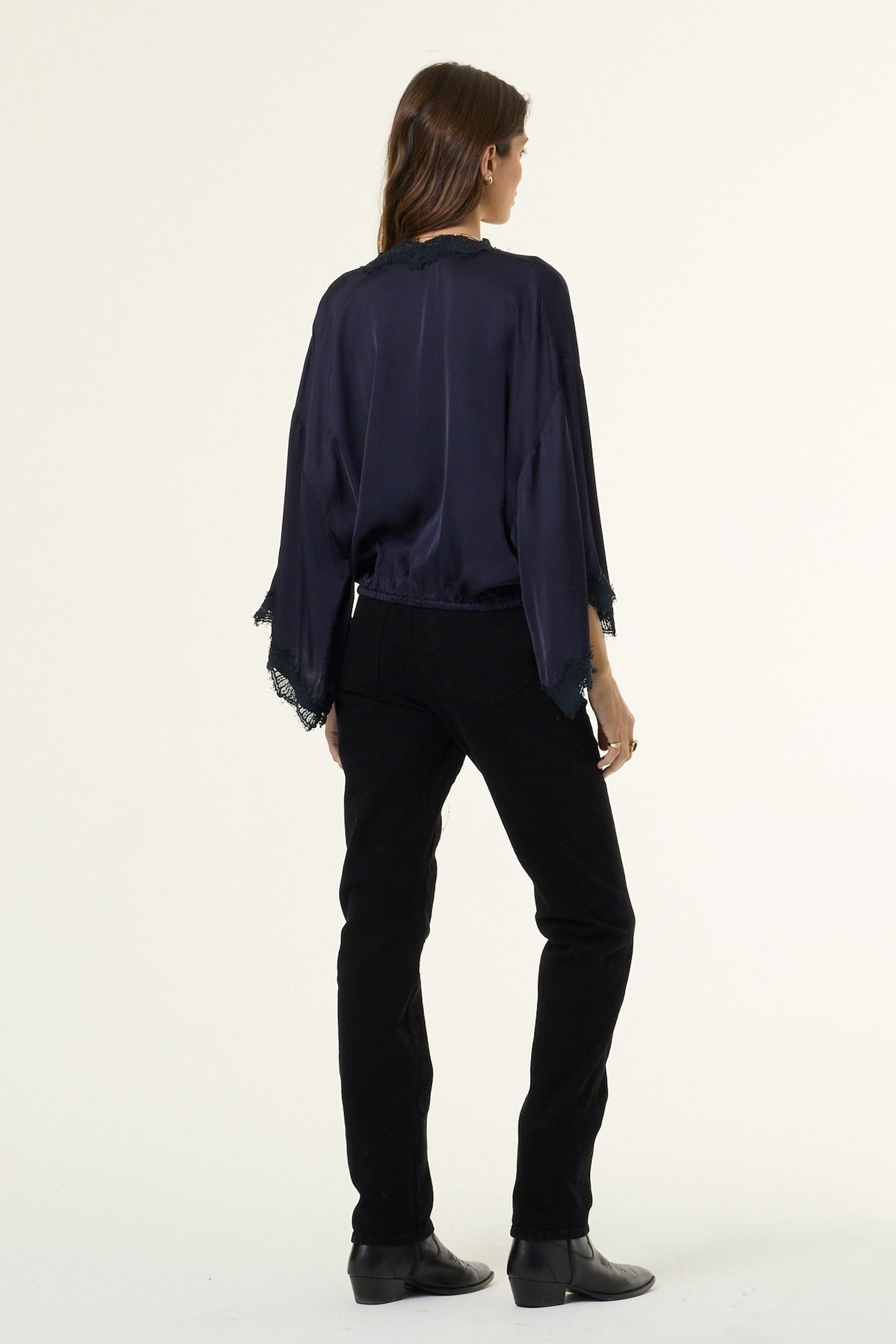 Tia Lace Top // Midnight