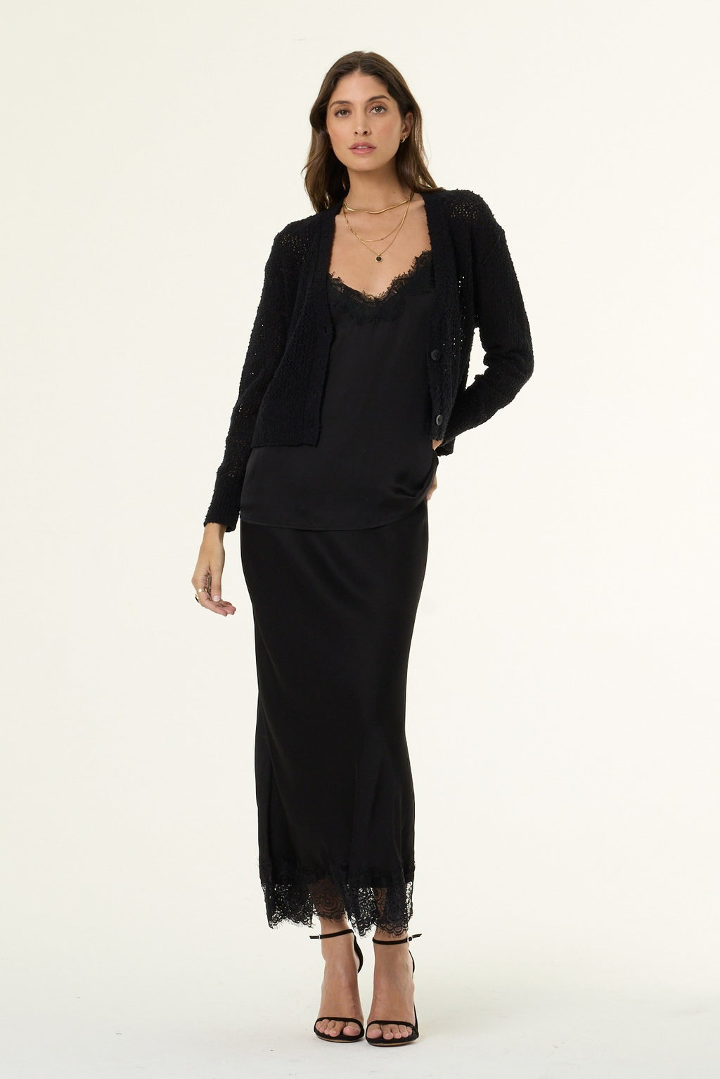 Cinta Lace Cami // Black