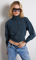 FUNNEL NECK ZIP UP