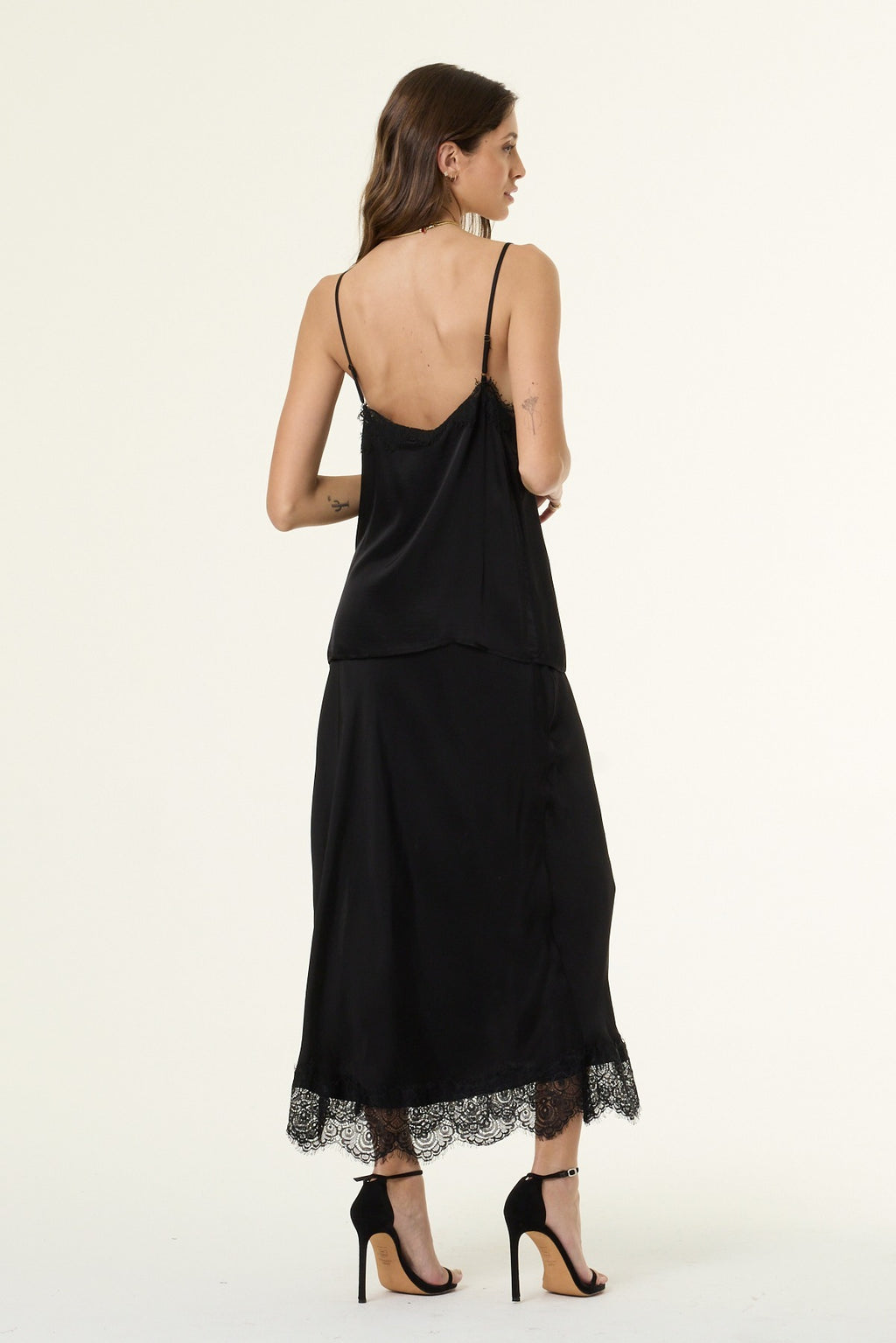 Cinta Lace Cami // Black